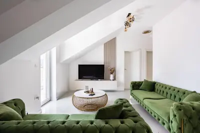 TV i/ili zabavni centar u objektu Sea view APARTMENT PEPE