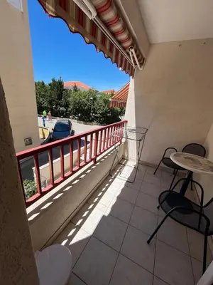 Balkon ili terasa u objektu Beach apartment Makarska