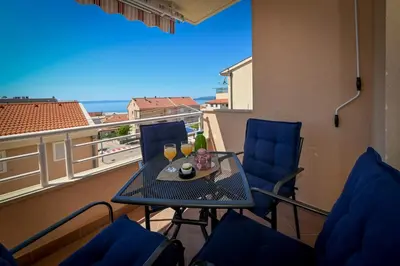 Balkon ili terasa u objektu Dalma Apartment Makarska