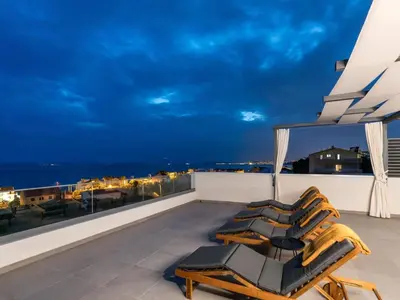 Balkon ili terasa u objektu Apartment in Croatia near Adriatic Coast