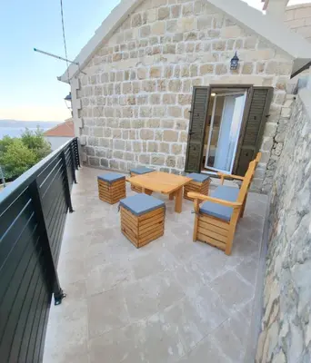 Balkon ili terasa u objektu Holiday House Boban with Private Pool and Garage