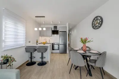 Kuhinja ili čajna kuhinja u objektu Apartman Sea