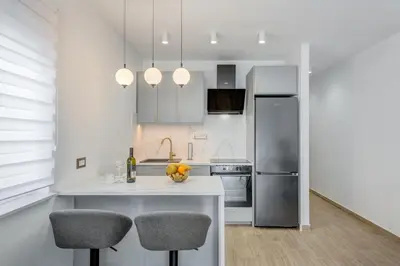 Kuhinja ili čajna kuhinja u objektu Apartman Sea