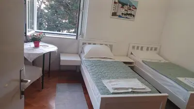 Krevet ili kreveti u jedinici u objektu Studio apartman za 2 uz more