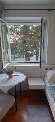 Krevet ili kreveti u jedinici u objektu Studio apartman za 2 uz more