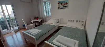 Krevet ili kreveti u jedinici u objektu Studio apartman za 2 uz more