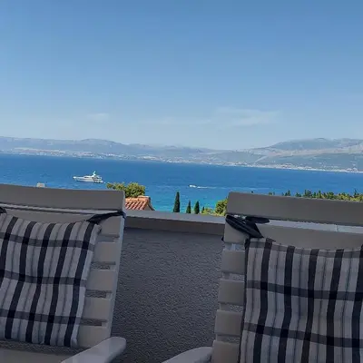 Tlocrt objekta Apartman Charlie Brač