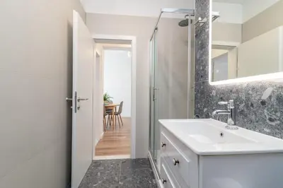 Kupaonica u objektu Sea view Apartment Livia