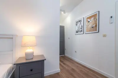 Krevet ili kreveti u jedinici u objektu Sea view Apartment Karmen