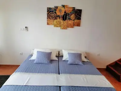 Krevet ili kreveti u jedinici u objektu Studio apartment Milna, Hvar Buratovic