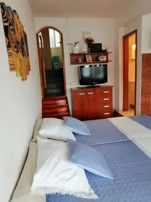 Krevet ili kreveti u jedinici u objektu Studio apartment Milna, Hvar Buratovic