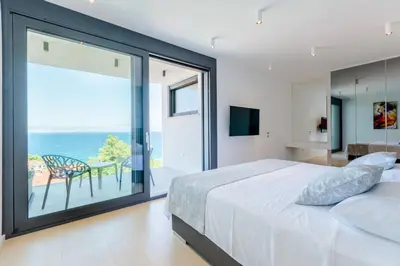 Krevet ili kreveti u jedinici u objektu Luxury 