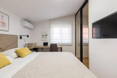 TV i/ili zabavni centar u objektu Villa Mirjana, two bedrooms apartment