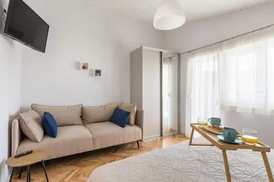 TV i/ili zabavni centar u objektu Villa Mirjana, studio apartment