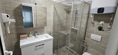 Kupaonica u objektu Apartments Sea Pearls