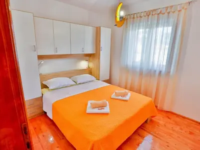 Krevet ili kreveti u jedinici u objektu Apartment Lenka with garden