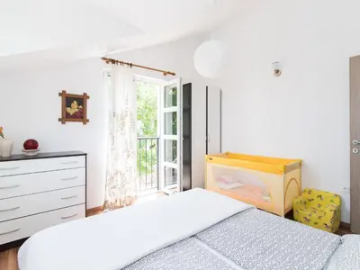 Krevet ili kreveti u jedinici u objektu Apartments Mare- One Bedroom Apartment with Terrace A2 ST