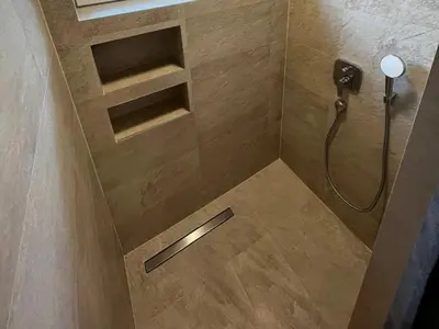 Kupaonica u objektu Apartments Natasa- One Bedroom Apartment with Terrace A2 - ST