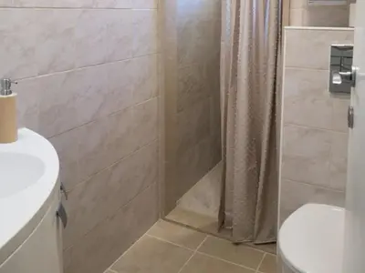Kupaonica u objektu Apartments Natasa- One Bedroom Apartment with Terrace A2 - ST