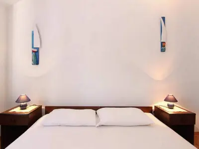 Krevet ili kreveti u jedinici u objektu Apartments Nadia - Studio Apartment with Balcony A3