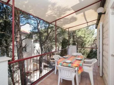 Balkon ili terasa u objektu Apartments Boguvila - Two-Bedroom Economy Apartment with Terrace A5 - ST