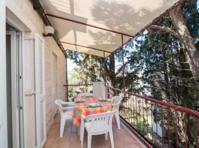 Balkon ili terasa u objektu Apartments Boguvila - Two-Bedroom Economy Apartment with Terrace A5 - ST
