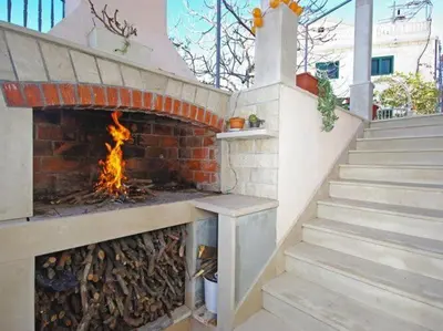 Tlocrt objekta Apartments Villa Rose - Two-Bedroom Apartment with Sea View Terrace