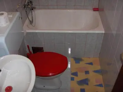 Kupaonica u objektu Apartments Nadia - Studio Apartment With Terrace A1