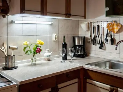 Kuhinja ili čajna kuhinja u objektu Apartments Darija - One Bedroom Apartment ST