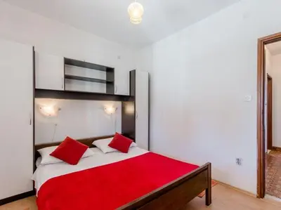 Krevet ili kreveti u jedinici u objektu Apartment Mia-Three Bedroom Apartment with Sea View Terrace