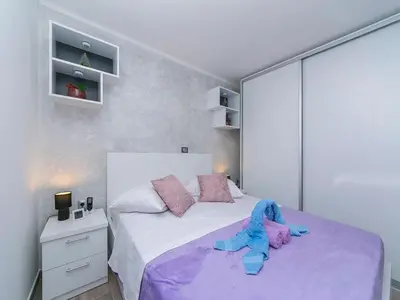 Krevet ili kreveti u jedinici u objektu Apartment Papilio - Two Bedroom Apartment with Terrace