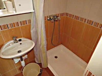 Kupaonica u objektu Apartments Pezo - Studio Apartment with Sea View