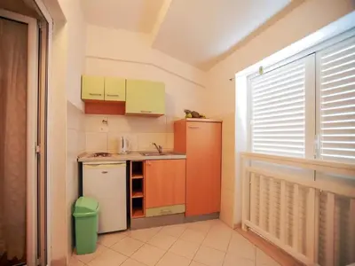 Kuhinja ili čajna kuhinja u objektu Apartments Pezo - Superior One Bedroom Apartment
