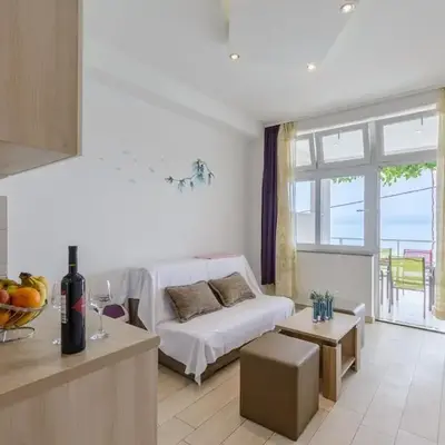 Apartments Hope Dugi Rat - Standard One-Bedroom Apartment with Terrace and Sea View A3
