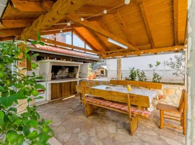 Tlocrt objekta Villa Stella - Two Bedroom Apartment with Balcony and Sea View Marilena
