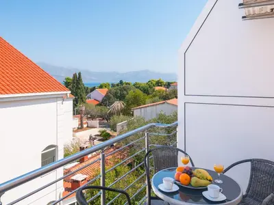 Balkon ili terasa u objektu Apartments Island Beat - Two Bedroom Apartment with Balcony and Sea View A2 ST
