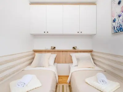 Krevet ili kreveti u jedinici u objektu Holiday home krika -Three Bedroom Home with heated Pool and Jacuzzi