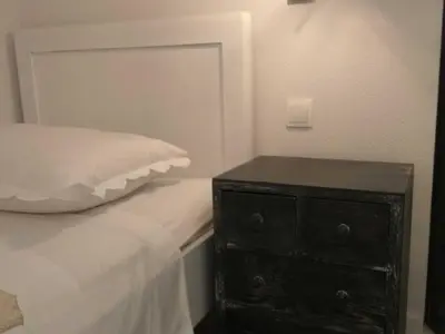 Krevet ili kreveti u jedinici u objektu Apartments & Room Vesna - Superior Studio Apartment with Terrace and Sea View