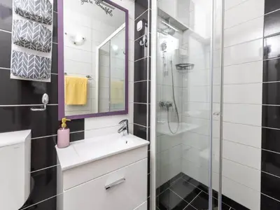 Kupaonica u objektu Apartment Vela Stiniva with terrace