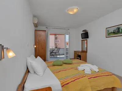 Krevet ili kreveti u jedinici u objektu Villa Juric with balcony