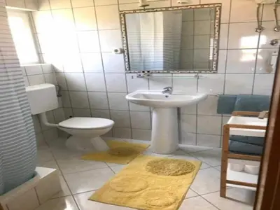 Kupaonica u objektu Apartments Paloc - One-Bedroom Apartment with Balcony Zeleni