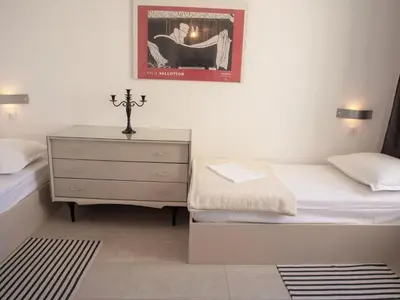 Krevet ili kreveti u jedinici u objektu Apartments & Room Vesna - Superior Studio Apartment with Sea View