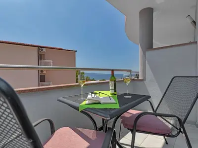Balkon ili terasa u objektu Apartments Villa Juric - Studio Apartment with Balcony - 2