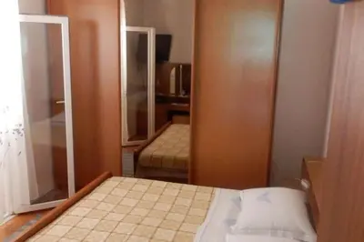 Krevet ili kreveti u jedinici u objektu Apartment Vesna & Ivica - Two Bedroom Apartment with Terrace and Sea View Vesna