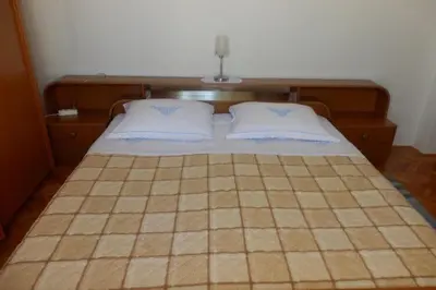 Krevet ili kreveti u jedinici u objektu Apartment Vesna & Ivica - Two Bedroom Apartment with Terrace and Sea View Vesna