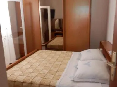 Krevet ili kreveti u jedinici u objektu Apartment Vesna & Ivica - Two Bedroom Apartment with Terrace and Sea View Vesna