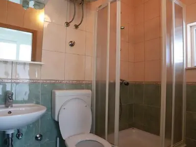 Kupaonica u objektu Apartments Pezo - Premium Studio with Balcony and Sea View