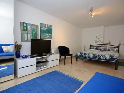 Krevet ili kreveti u jedinici u objektu Apartment Zorica - One Bedroom Apartment with Terrace ST