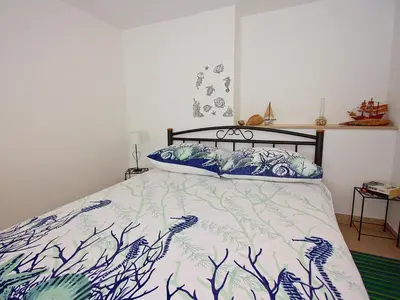 Krevet ili kreveti u jedinici u objektu Apartment Zorica - One Bedroom Apartment with Terrace ST