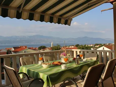 Tlocrt objekta Apartments Sweet Life - Three-Bedroom Apartment with Terrace and Sea view Renata ST